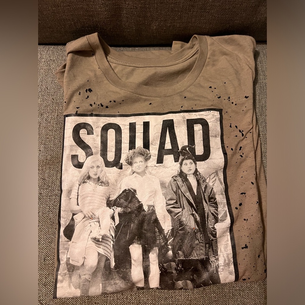 Plus Size Women’s 3X Large Canvas Bella Tshirt. Squad Sanderson Sisters Hallowee